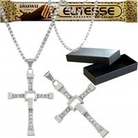 PrEmIUM WYJĄTKOWY Naszyjnik krzyżyk Vin Diesel krzyż Toretto Niezbędnik