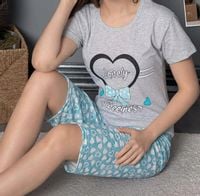 Damska piżama krótka bawełniana turecka 3/4 XL