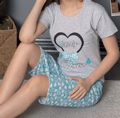 Damska piżama krótka bawełniana turecka 3/4 XL