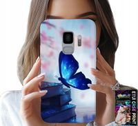 ETUI DO SAMSUNG GALAXY S9 - NIEBIESKI MOTYLEK, MOTYL, DAMSKIE WZORY