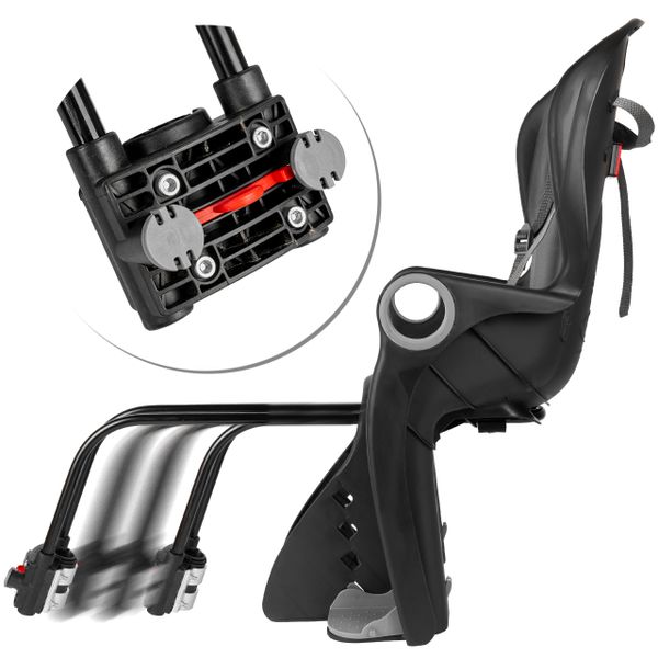 Fotelik rowerowy dziecięcy na tył do 22kg zdjęcie 7