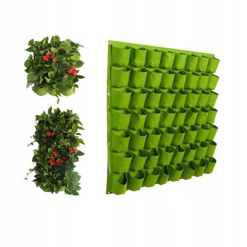 Doniczka WISZĄCA FILC Kaskada WARZYW ZIÓŁ TRUSKAWEK Ogród 18 miejsc na Arena.pl