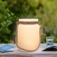 LAMPA LAMPION WISZĄCA DEKORACJA SŁOIK AKUMULATOROWA PILOT RGB