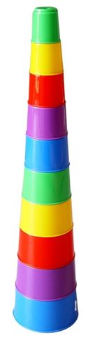 Piramidka kubeczki do piasku 10 elem 35110 na Arena.pl