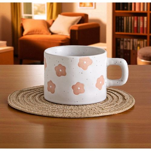 kubek ceramiczny, kwiatowy wzór, 250ml - kb30 na Arena.pl