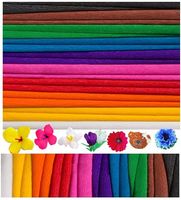 Bibuła marszczona szkolna 25x200 10 kolorów MIX Happy Color do wyprawki