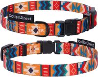 Obroża dla Psa Nylonowa Kolorowa Regulowana Klamra 30 37 cm Mały Pies