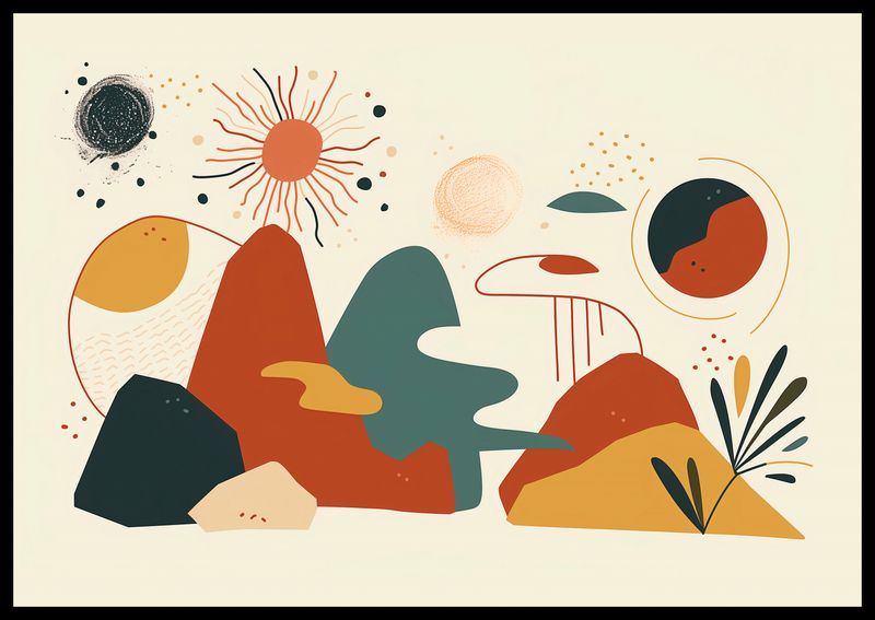 Plakat 66,5x46,5cm Kosmos Barw zdjęcie 2