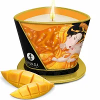 shunga świeca do masażu mango 170 ml - aromatyczny olejek do masażu