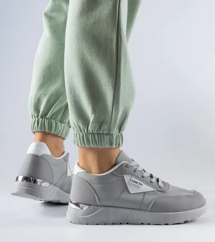 Szare materiałowe sneakersy Geraldino 41 na Arena.pl