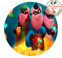 Opłatek na tort Coin Master