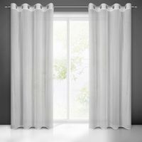 Firana gotowa na przelotkach KEJTI 140x250 Eurofirany biała