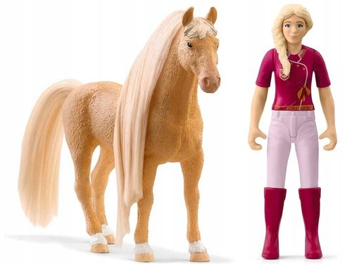 Schleich obrotowa stacja do pielęgnacji koni Sofia koń figurka akc AR6003 na Arena.pl