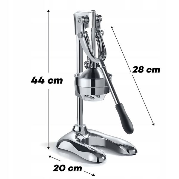 Wyciskarka do Cytrusów Ręczna do Soków Profesjonalna Stalowa Wyciskacz zdjęcie 3