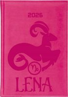 Kalendarz A6 2026 kieszonkowy TYGODNIOWY ZNAK ZODIAKU + IMIĘ z grawerem