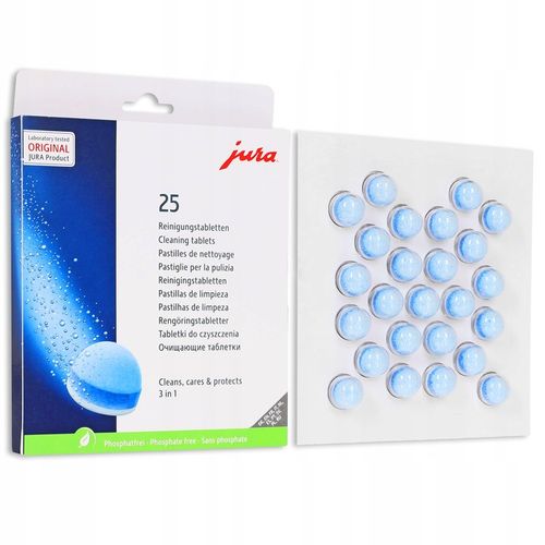 JURA Tabletki czyszczące ekspresu 25szt 3-fazowe na Arena.pl