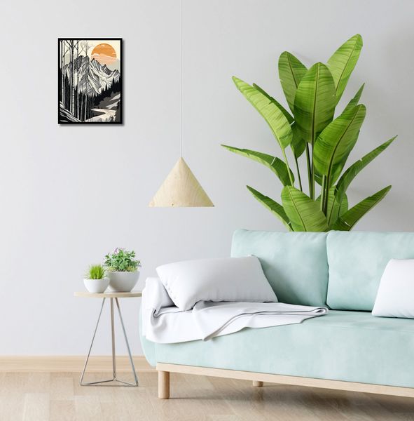 Plakat 30x40cm Drzeworys Górski zdjęcie 4