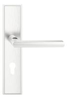 KLAMKA ZEWNĘTRZNA METRO 72MM NA WKŁADKĘ PRAWA STAL