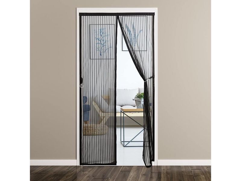 Moskitiera magnetyczna drzwiowa siatka na drzwi magnes 210x100 zdjęcie 4