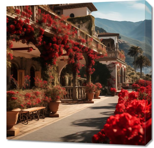 Obraz 60x60cm Czerwona Idylla zdjęcie 1