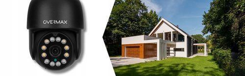 KAMERA ZEWNĘTRZNA OBROTOWA WIFI 4MPx 4x ZOOM CZARNA ULTRA HD PTZ IP66 LAN na Arena.pl