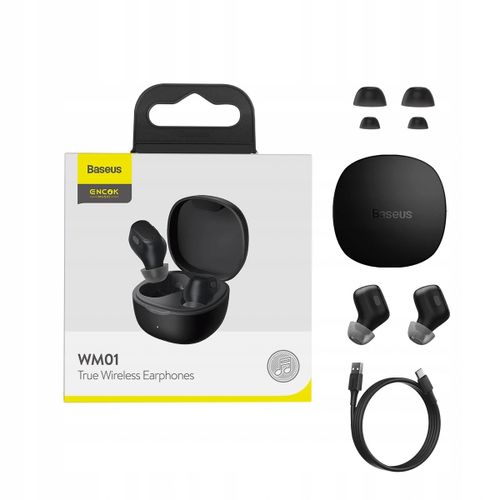 Zestaw Słuchawkowy Bluetooth 5.0 Baseus Wm01 na Arena.pl