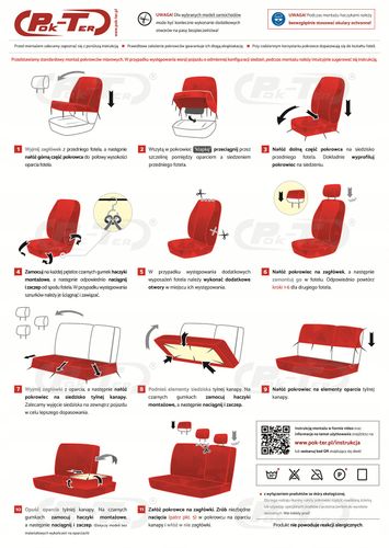 Pokrowce CITROEN BERLINGO NEMO ALKANTARA EKOSKÓRA na Arena.pl