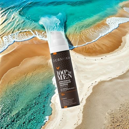 KREM DO TWARZY DLA MĘŻCZYZN 50+ DERMIKA FOR MEN PRZECIWZMARSZCZKOWY 100ML na Arena.pl