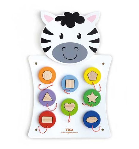 VIGA Gra Dopasuj Kształty - Zebra na Arena.pl