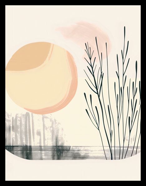Plakat 50x65cm Pastelowy Wschód zdjęcie 2