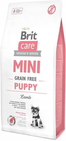 BRIT CARE MINI GRAIN FREE PUPPY LAMB 7kg zdjęcie 1