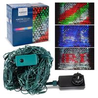 Kurtyna świetlna ANIMACJA 324 led 10 WZORÓW PILOT