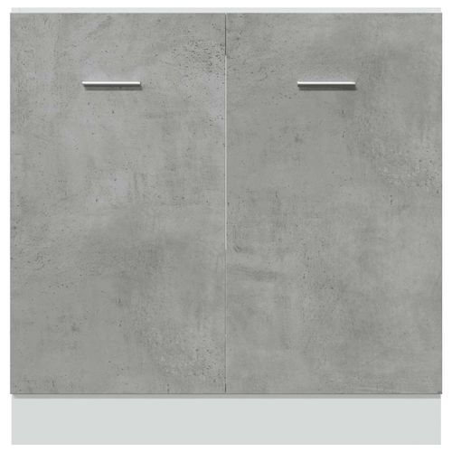 Szafka pod zlew, Lyon, szarość betonu, 80x46x81,5 cm na Arena.pl