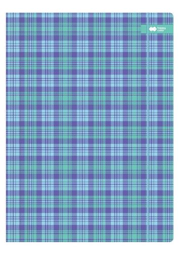 Teczka Kartonowa Z Gumką,  Kratka Niebieska A'10 na Arena.pl