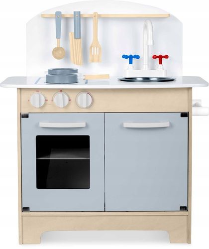 Ricokids Drewniana duża kuchnia interaktywna dla dzieci + akcesoria na Arena.pl