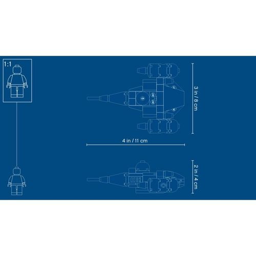 LEGO Star Wars 75223 Naboo Starfighter na Arena.pl