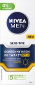 NIVEA MEN Sensitive Krem do twarzy męski ochronny z filtrem SPF15 75ml