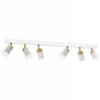 PLAFON LAMPA LUMINEX RENO 5158 BIAŁY / ZŁOTY