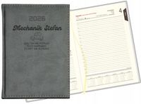 GRAWEROWANY KALENDARZ DZIENNY KSIAŻKOWY A5 2026 dla mechanika + imię