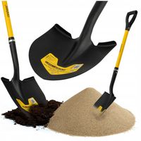 Szpadel Ostry Do Kopania Korzeni Ergonomiczny Uchwyt Solidna Łopata