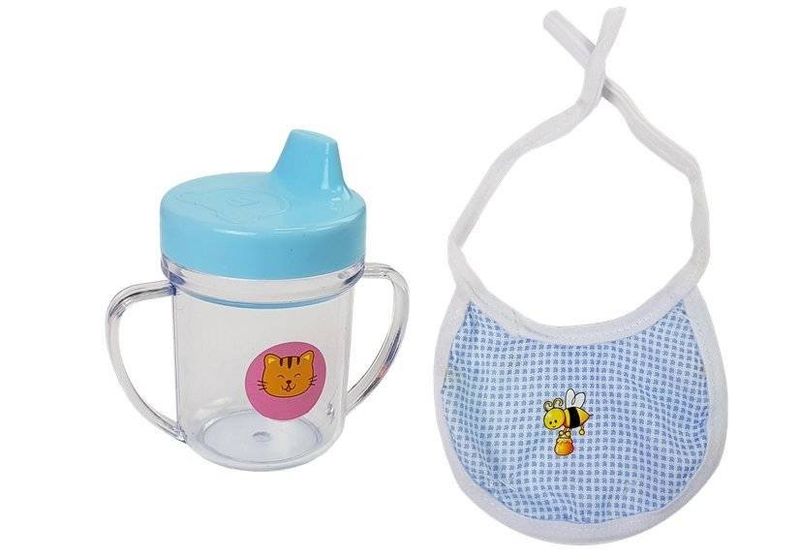 Lalka Bobas 45 cm Niebieskie Ubranie zdjęcie 3