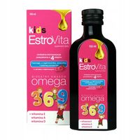 EstroVita Kids Malina Omega 3 6 9 Dla Dzieci 150Ml