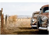 60X40CM STARE SAMOCHODY OBRAZ