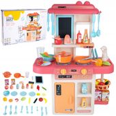 PLASTIKOWA KUCHNIA DLA DZIEWCZYNKI DZIECI KRAN ZLEW PALNIKI PARA AKCESORIA