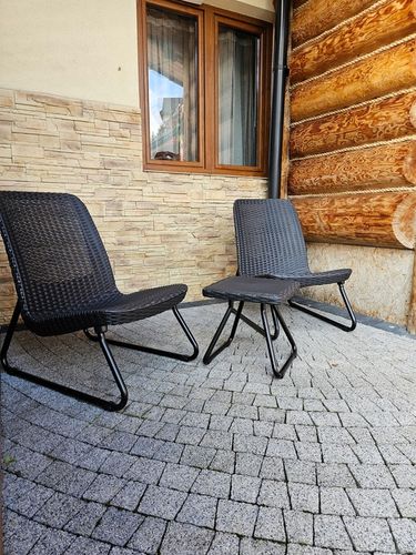 Zestaw Mebli Keter dla 2 osób RIO PATIO SET FOTELE I STOLIK ANTRACYT na Arena.pl