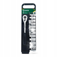 SATA ZESTAW KLUCZE NASADOWE 13 KLUCZY NASADOWYCH 1/2" NA PANELU ST09525G
