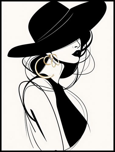 Plakat 75x100cm Uwikłana Elegancja na Arena.pl