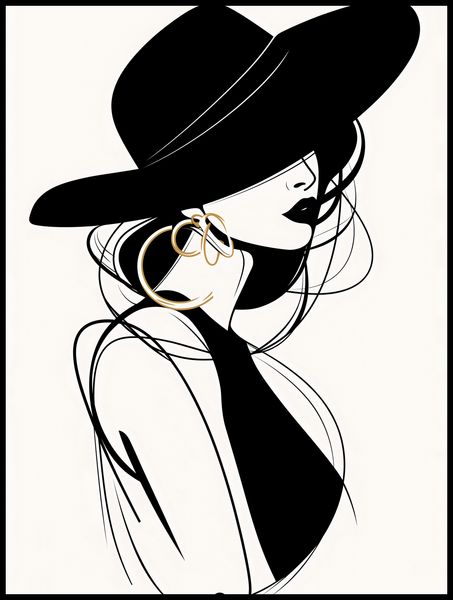 Plakat 75x100cm Uwikłana Elegancja zdjęcie 2