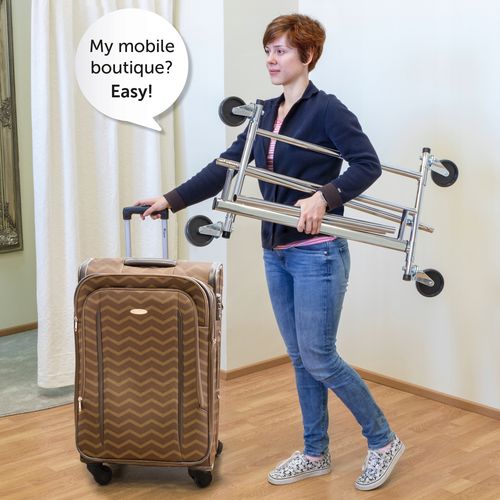 Tatkraft Darren wieszak na ubrania stojący - 100kg na Arena.pl