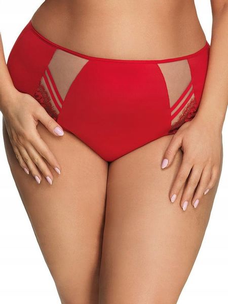 GORSENIA pełne figi K497 Paradise, czerwone, 2XL zdjęcie 3